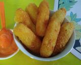Foto langkah ke 4 dari resep Crispy cheese potato stick.