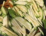 Foto del paso 2 de la receta: Cocina sin gluten: Cabellos de ángel de arroz con hortalizas