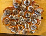 A picture of step 5 of Roasted Sweet Potatoes with Marshmallows and Walnuts.