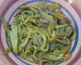 Une image de l'étape 3 de Salade au poivron vert.