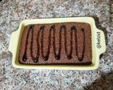 Une image de l'étape 6 de Besboussa au cacao et sauce caramel.