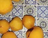 A picture of step 1 of Mango Plum Peaches Mocktail 🍑🥭 🫐.