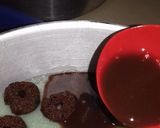 Foto langkah ke 8 dari resep Puding Lapis (Coklat & Lumut Kembang Telang) -ceritanya pantai-.