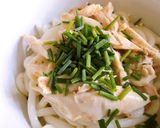 Hình bước làm 2 của món Bánh Canh Gà Xé Đơn Giản