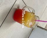 A picture of step 3 of Pineapple sunrise.