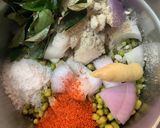 A picture of step 1 of Green moong dal Pakoda.