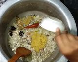 A picture of step 6 of Moti Pulao.