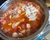 A picture of step 3 of Chicken Afritada sa Gata.