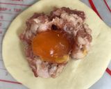 鹹蛋黃肉包的食譜步驟3照片