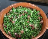 Foto del paso 2 de la receta: Guisantes con jamón