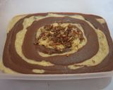 Foto langkah ke 8 dari resep Puding Roti Gandum Zebra.