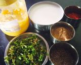 A picture of step 1 of Haldi ki sabji.