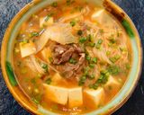 Hình bước làm 5 của món Canh kim chi thịt bò