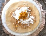 A picture of step 4 of Coconut flavor stuffed chapati#themechallenge#coconutchapati.