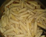 A picture of step 4 of Vegetable pasta.