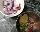 A picture of step 1 of Rajasthani kadhi.