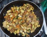 Foto del paso 2 de la receta: Zapallo kabutia relleno de vegetales!!