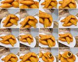 A picture of step 3 of Fried meat pie by chef maryumms cuisine🌸.