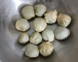 A picture of step 6 of Lilva(pigeon peas) kachori.