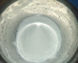 A picture of step 2 of Whipped cream frosting.