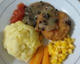 Foto langkah ke 19 dari resep Steak Tempe Saus Lada Hitam + Mashed Potato.