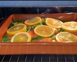 Foto del paso 5 de la receta: Salmón a la naranja con judías verdes al horno