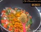 A picture of step 5 of Masala Oats.