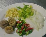 Foto langkah ke 1 dari resep Resep Cah Daging Sapi Cincang Buncis + Jamur.