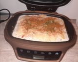 Une image de l'étape 2 de Gratin de pomme de terre maison et allumette de poulet halal aux cake factorie.