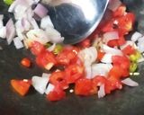 A picture of step 2 of Paneer Keema Masala.