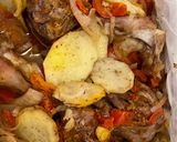 صورة لخطوة 6 من وصفة موزات ضأن مع البطاطس في الفرن🐏🥔🥩🍛