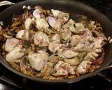 A picture of step 2 of Chicken Riggi.
