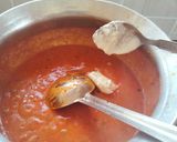 A picture of step 4 of Mushroom peas masala.