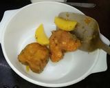A picture of step 4 of Potato Rahu Fish Curry.