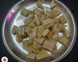 A picture of step 1 of Nendran Banana Sabzi.