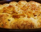 A picture of step 8 of Italian Garlic Bread Bombs With Toasted Spaghetti.