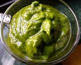 A picture of step 5 of Coriander Pesto Sauce.