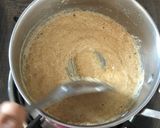 A picture of step 3 of Amaranth halwa with jaggery.