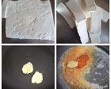 A picture of step 2 of Paneer Labadar.