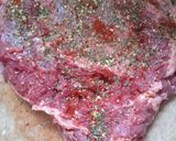Foto del paso 2 de la receta: Pulpón relleno de jamón, panceta, queso, morrón, y aceitunas