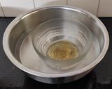 A picture of step 1 of Green Tea Mousse.