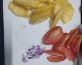 Hình bước làm 1 của món Mực kho khóm cà