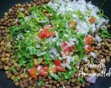 A picture of step 1 of Kala Chana Chaat.