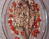 Foto del paso 4 de la receta: Jurel blanco al horno con cherry y aceite de dargan