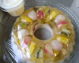 Foto langkah ke 5 dari resep Puding buah praktis.