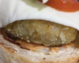 A picture of step 4 of Veggie burger.