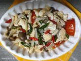 Oseng Tahu Jamur Pedas