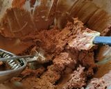 A picture of step 3 of Dark Chocolate Chocolate Chip Brownie Cookies.