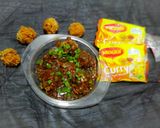 A picture of step 17 of Maggi Manchurian.