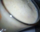 A picture of step 2 of Peach banana milk shake.